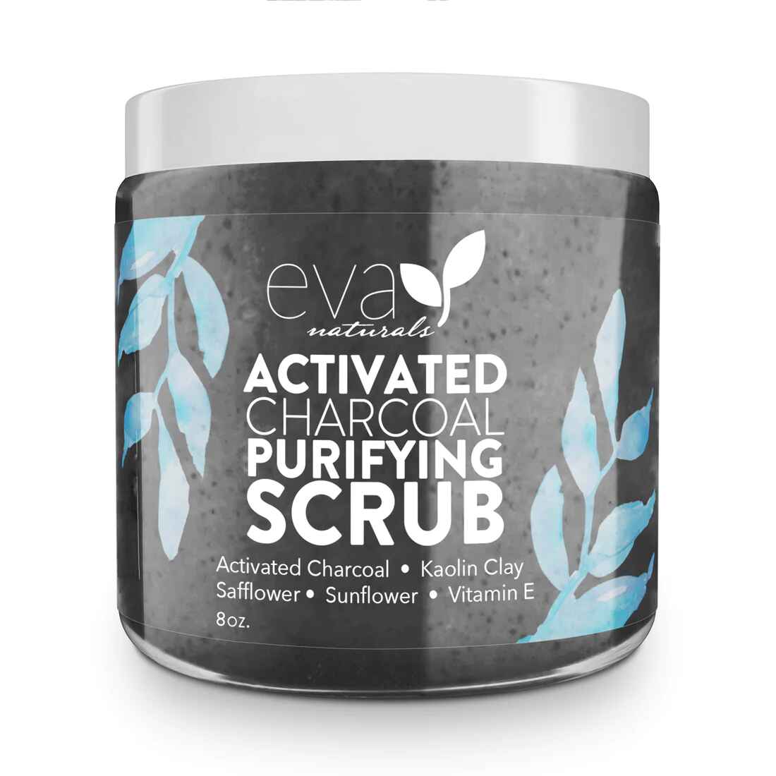 Eva Naturals Activated Purifying Charcoal Scrub 8 oz.