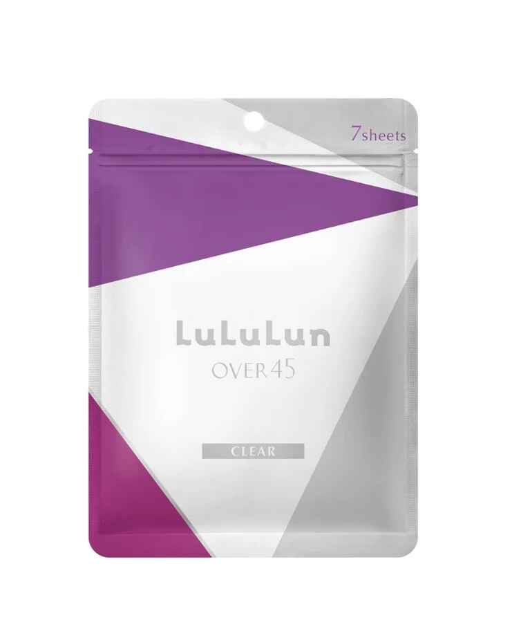 Lululun Lululun Over 45 Facial Mask CLEAR Iris Blue 7PCS.