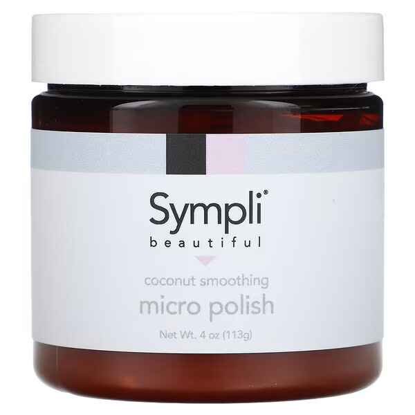 Sympli Beautiful Coconut Smoothing Micro Polish.