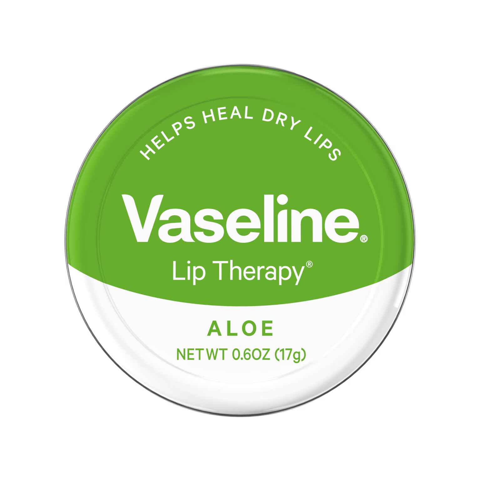 VASELINE LIP THERAPY ALOE TIN.