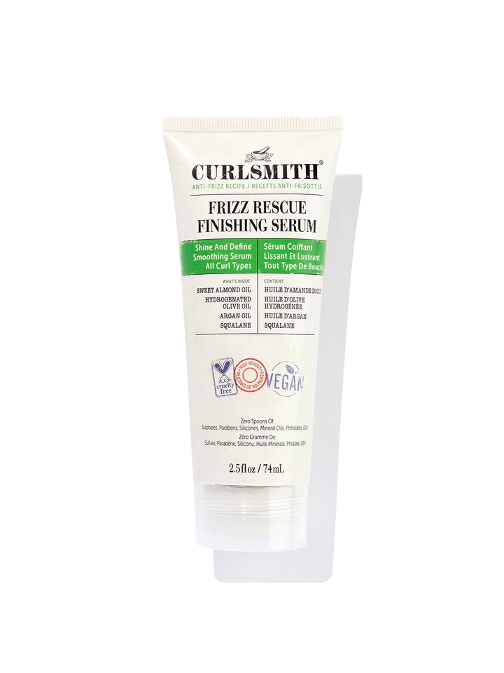 Curlsmith FRIZZ RESCUE FINISHING SERUM.