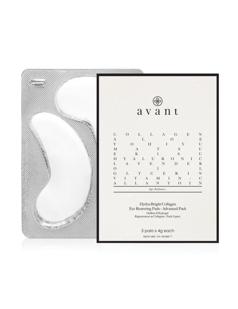 Avant skincare Advanced Pack - Hydra-Bright Collagen Eye Restoring Pads - 5 pairs.