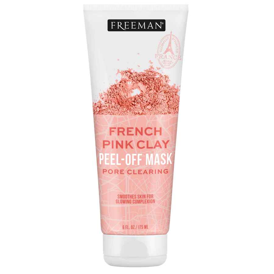 Freeman Exotic Blends Pore Clearing French Pink Clay Peel Off Mask.