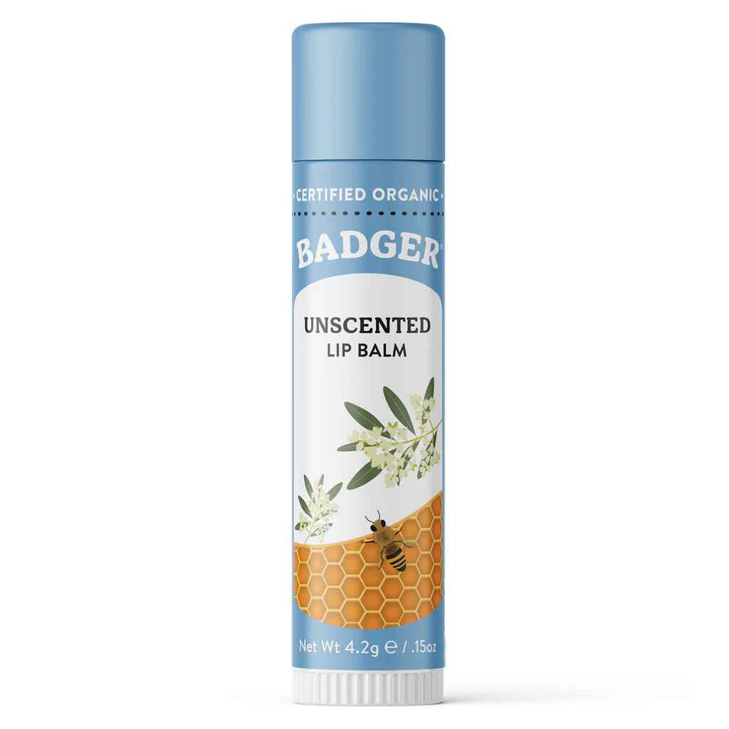 Badger Classic Lip Balm - Unscented.