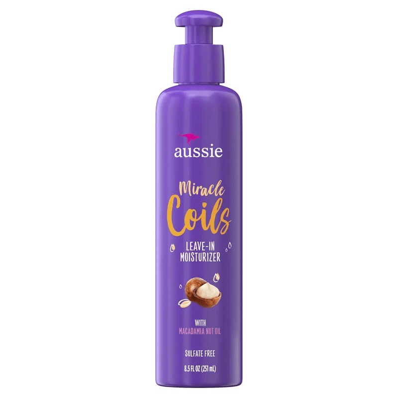 Aussie MIRACLE COILS LEAVE-IN MOISTURIZER.