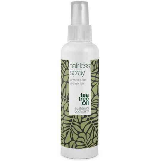 Australian Bodycare Hairspray for the protection of thin hair.