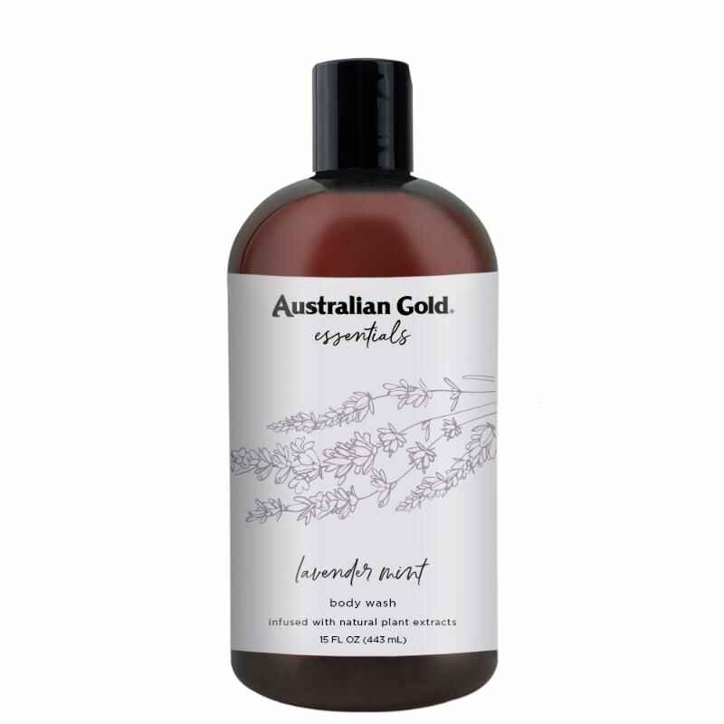 Australian gold ESSENTIALS LAVENDER MINT BODY WASH.