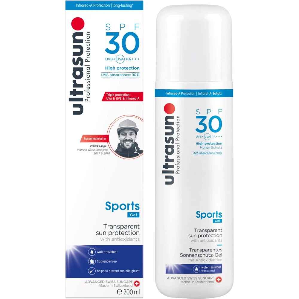 Ultrasun Sports Gel SPF30.
