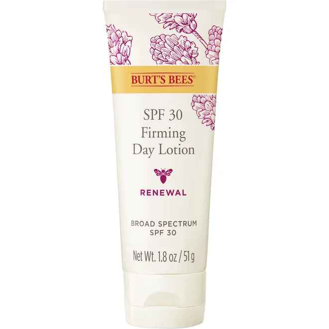 Burt's Bees SPF 30 Renewal Firming Day Lotion.