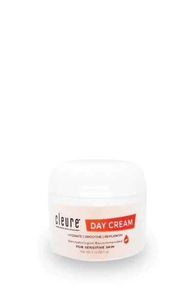 Cleure Day Cream for Dry Sensitive Skin.