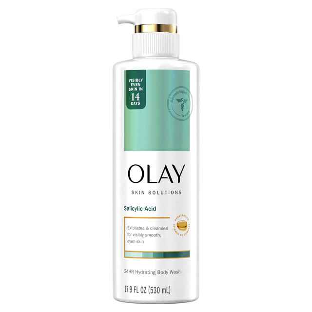 Olay Skin Solutions Hydrating Body Wash WITH SALICYLIC ACID.