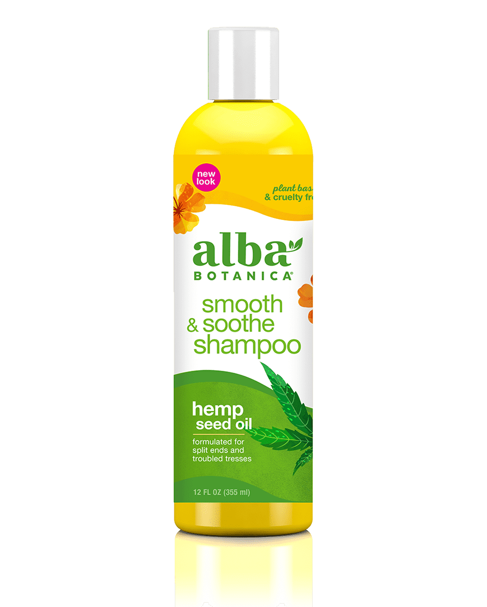 Alba Botanical smooth and soothe shampoo hemp.