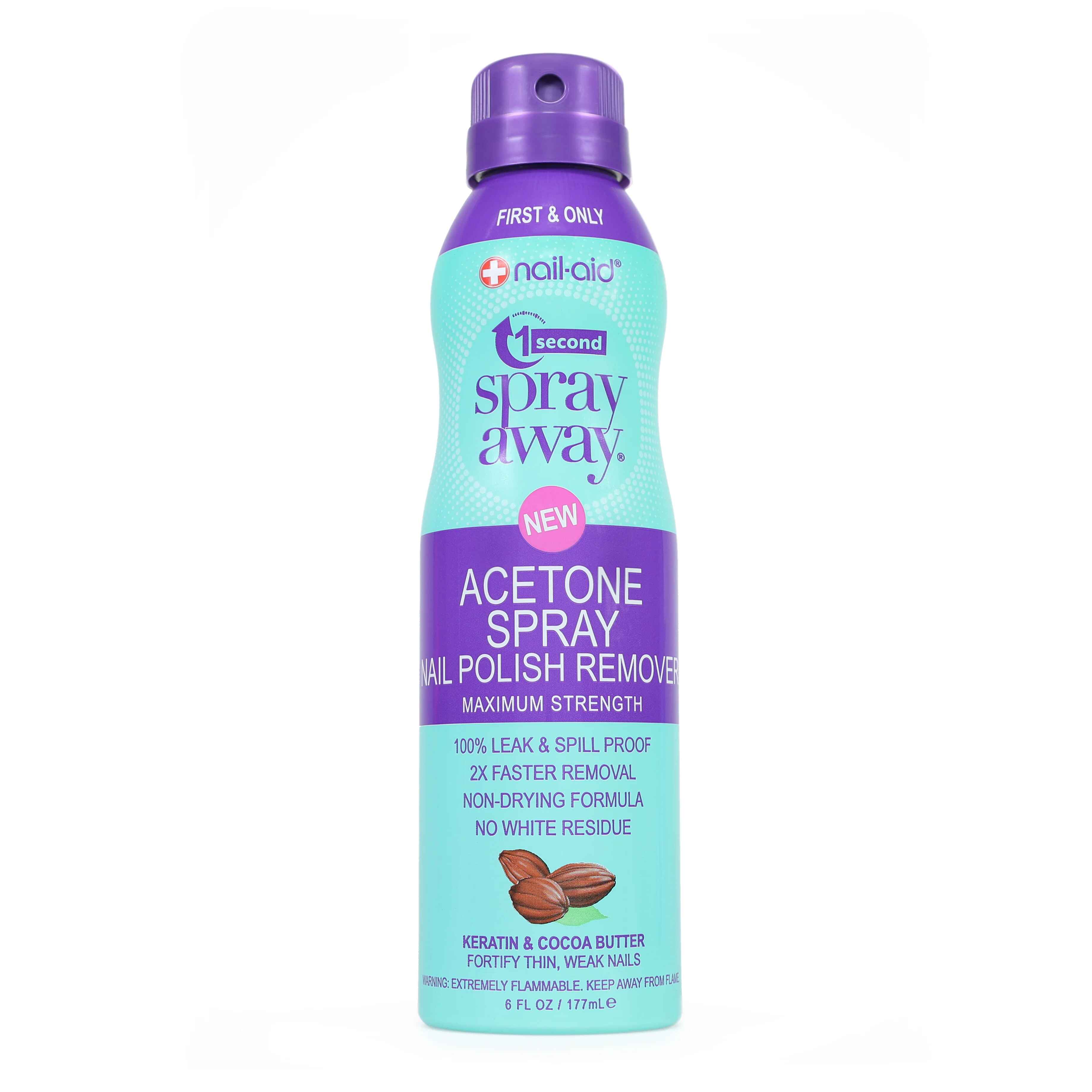 Nail Aid Acetone Spray Remover for thin weak nails.