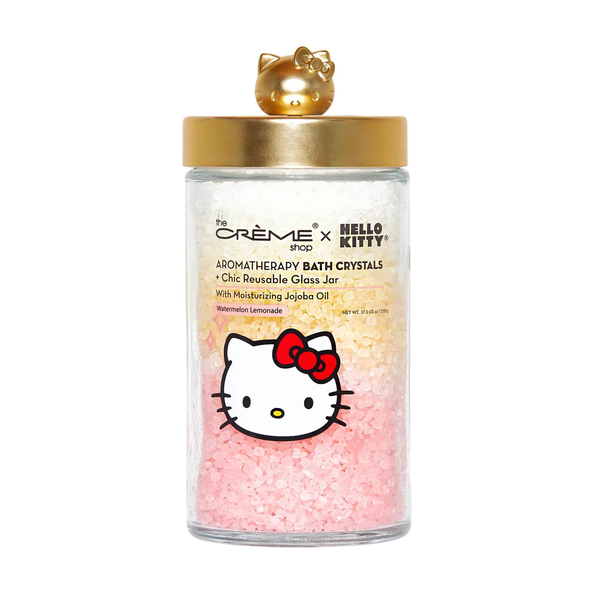 THE CREME SHOP X HELLO KITTY AROMATHERAPY SPA BATH CRYSTALS CHIC REUSABLE.