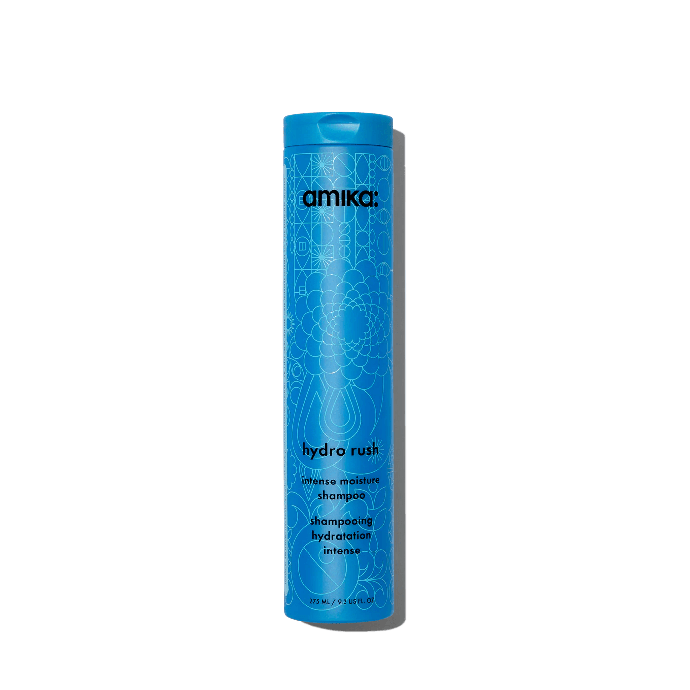 Amika hydro rush intense moisture shampoo.