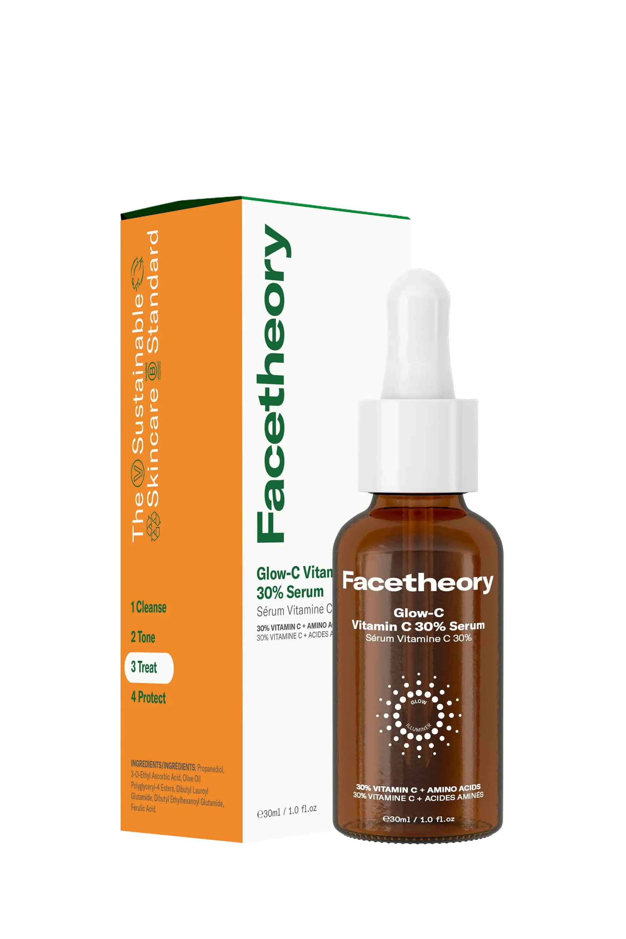 Facetheory GlowC Vitamin C 30 Serum.