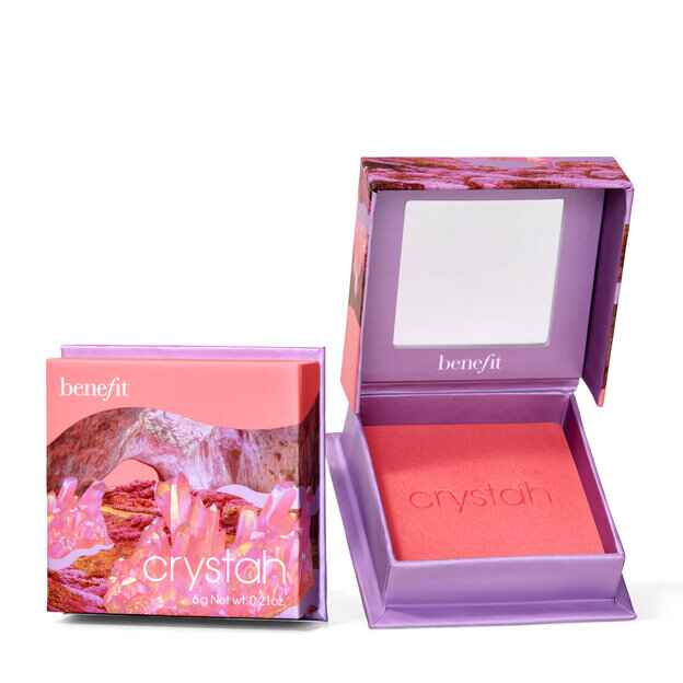 Benefit Cosmetics Strawberry pink blush.