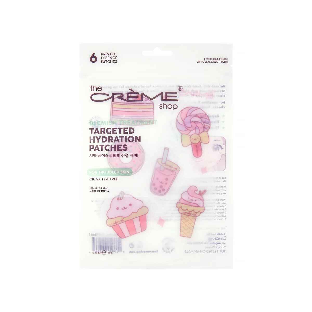 The Creme Shop TARGETED HYDRATION PATCHES FOR ACNE PRONE SKIN SWEET TREATS.