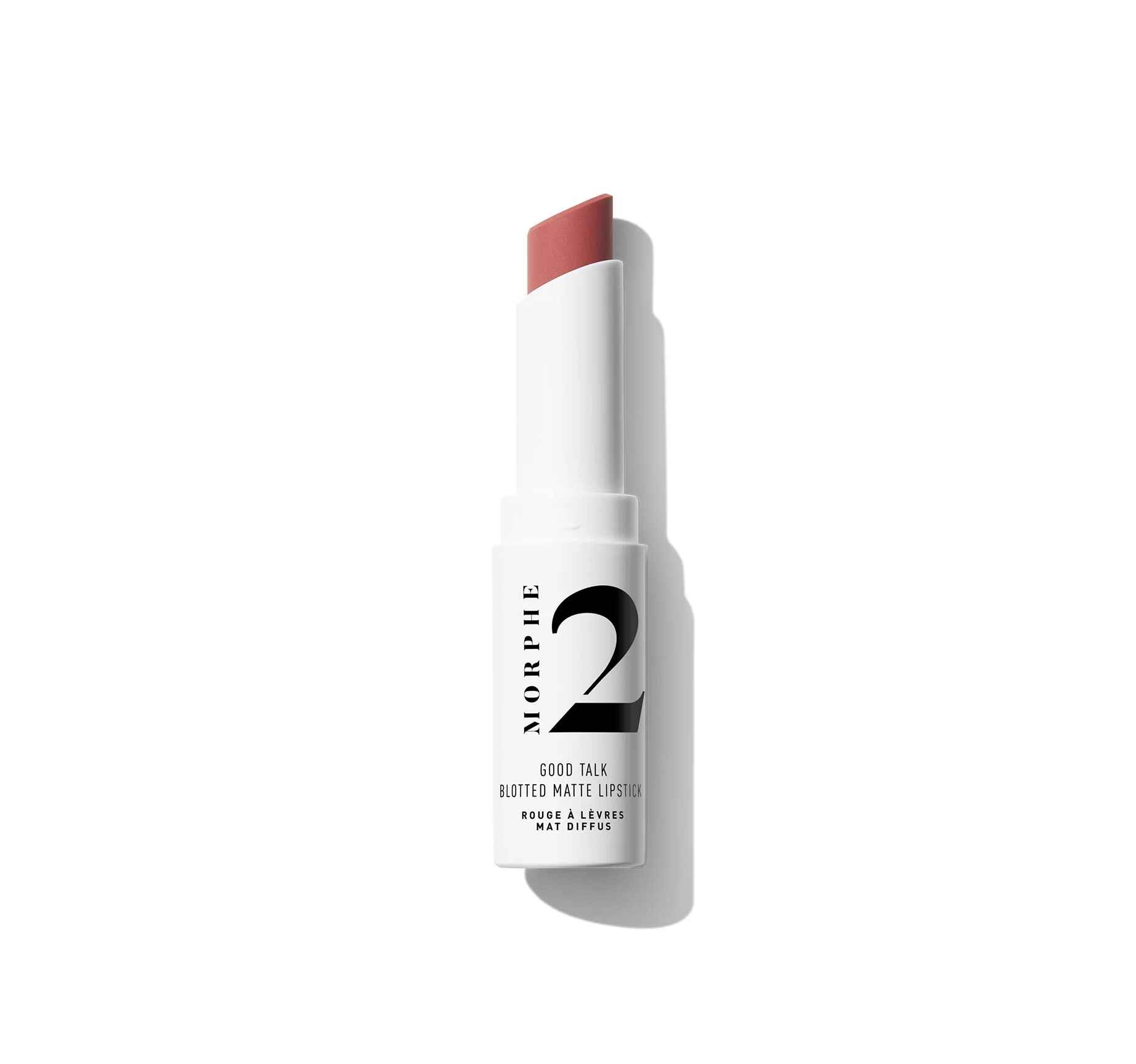 Morphe Good Talk Blotted Matte Lipstick Pink Pucker.