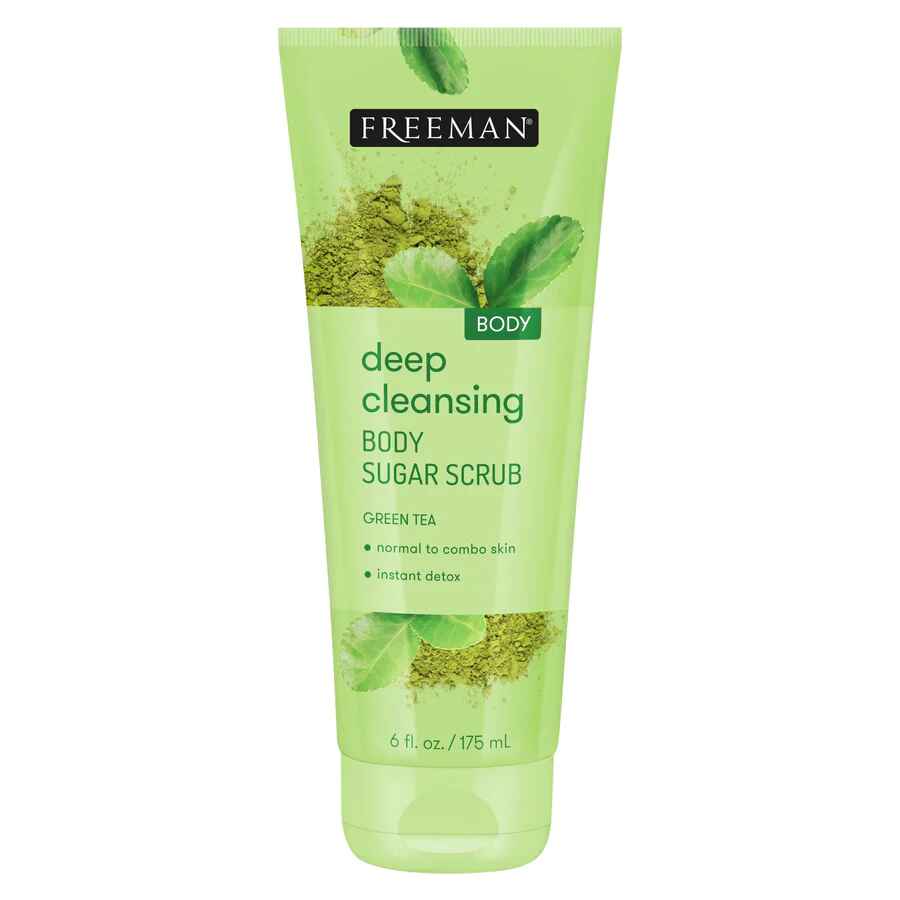 Freeman Deep Cleansing Green Tea Body Sugar Scrub.