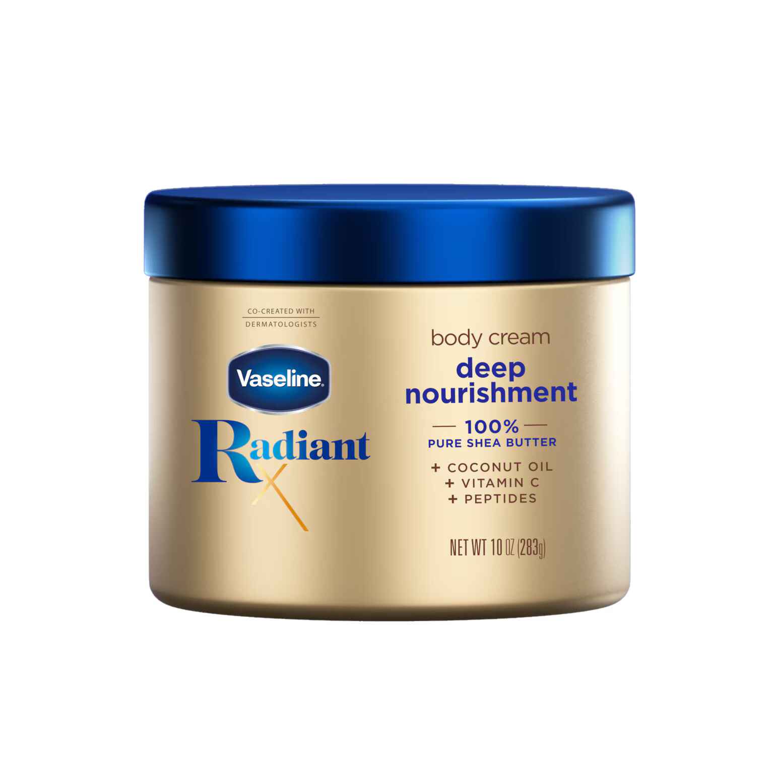 VASELINE RADIANT X DEEP NOURISHMENT BODY CREAM.