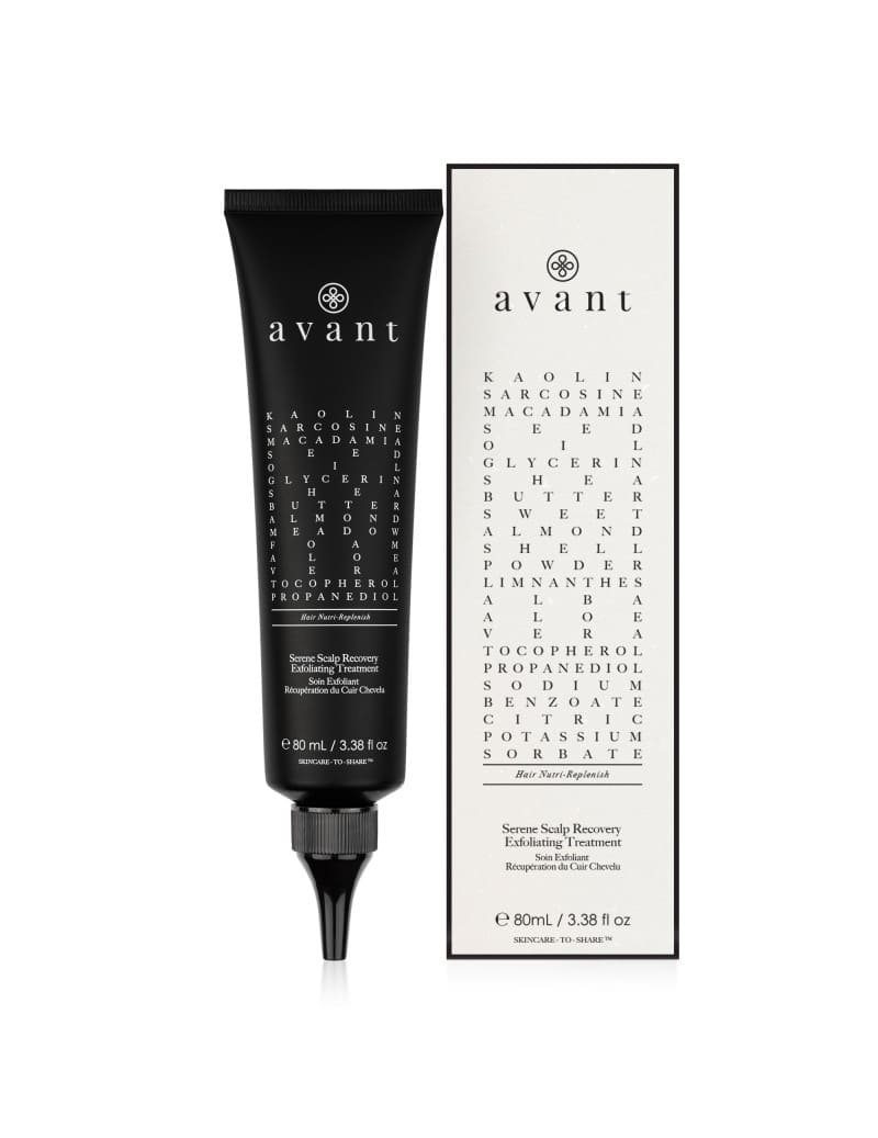 Avant skincare Serene Scalp Recovery Exfoliating Treatment.