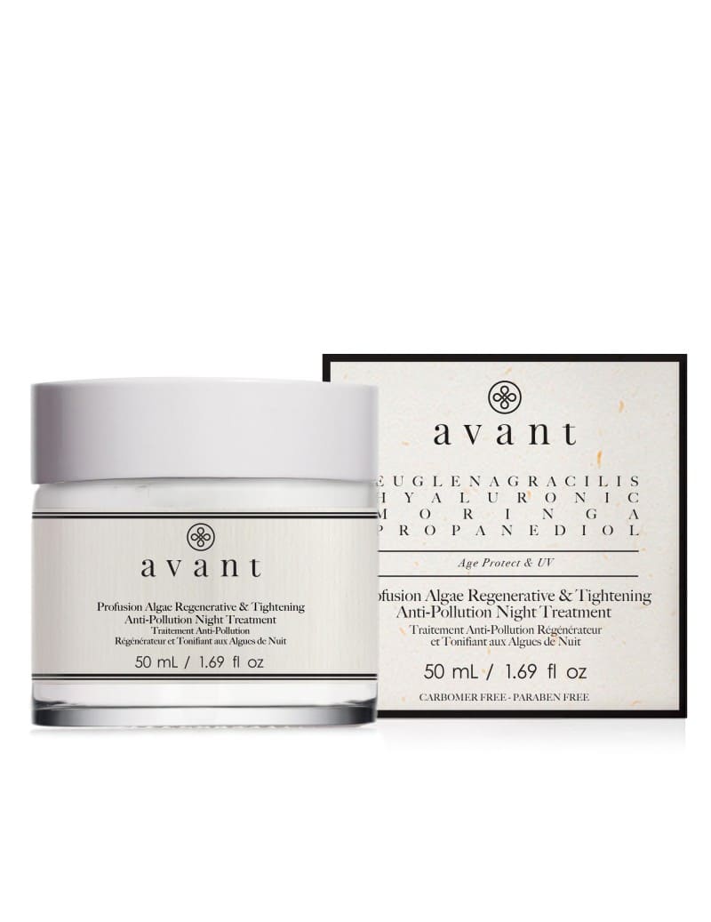 Avant skincare Profusion Algae Regenerative & Tightening Anti-Pollution Night Treatment.