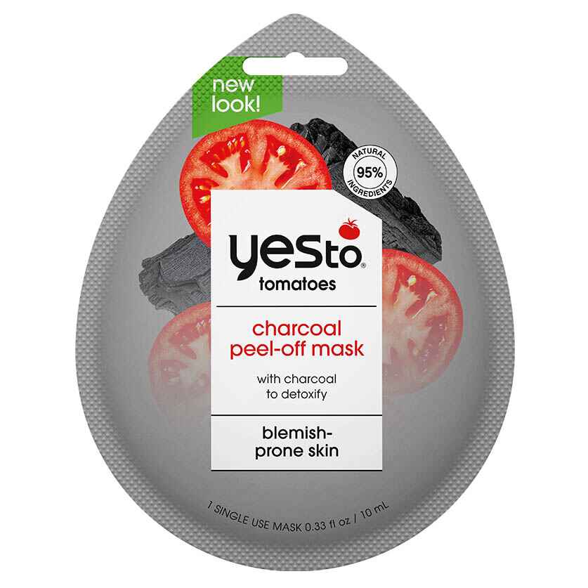Yes to Tomatoes Charcoal Peel Off Mask Single Use.