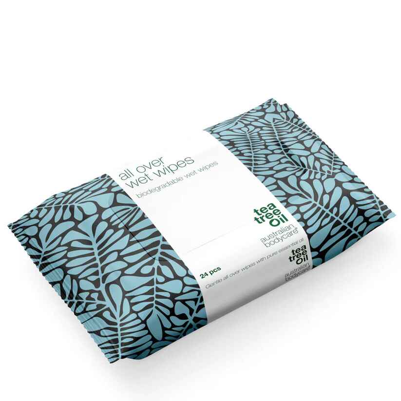 Australian Bodycare Wet wipes for adults with Tea Tree Oil 24 pcs.