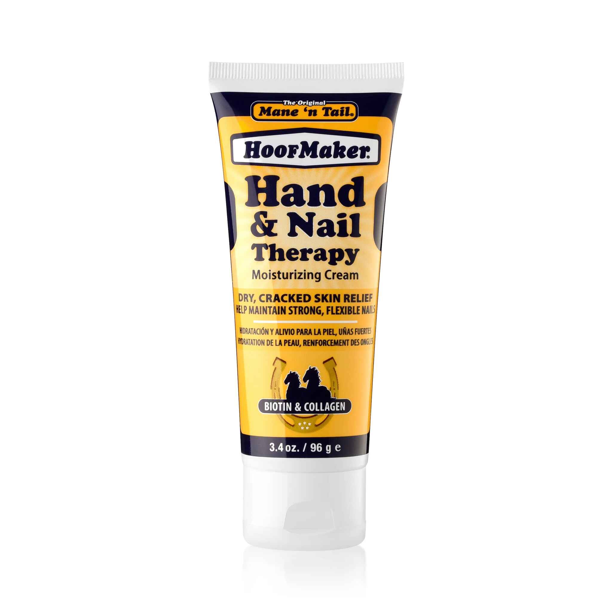 Mane n Tail NEW FORMULA HOOFMAKER HAND and NAIL THERAPY WITH BIOTIN and COLLAGEN.
