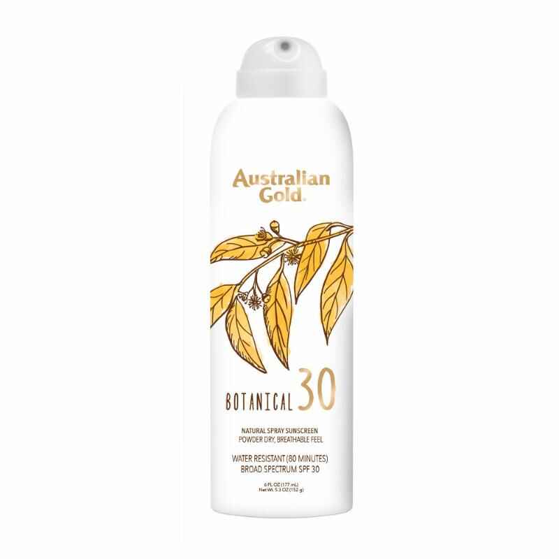 Australian gold BOTANICAL SPF 30 NATURAL SPRAY SUNSCREEN.