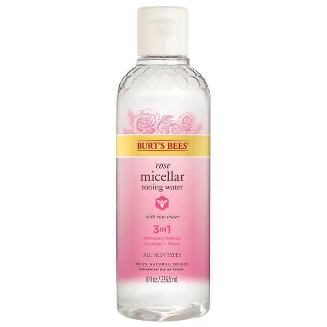 Burt's Bees Micellar Toning Water With Rose Water.