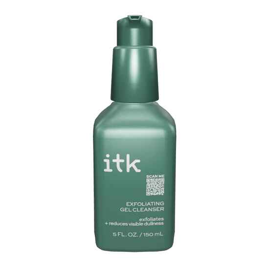 itk exfoliating gel cleanser.