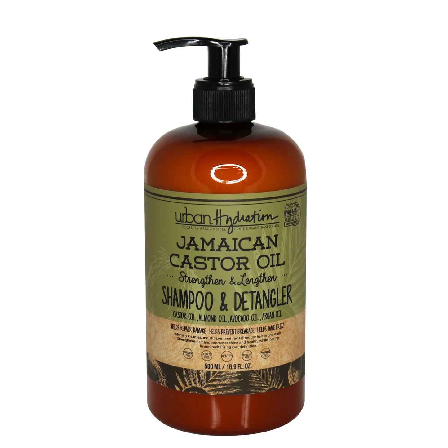 Urban Hydration Jamaican Castor Oil Shampoo & Detangler.