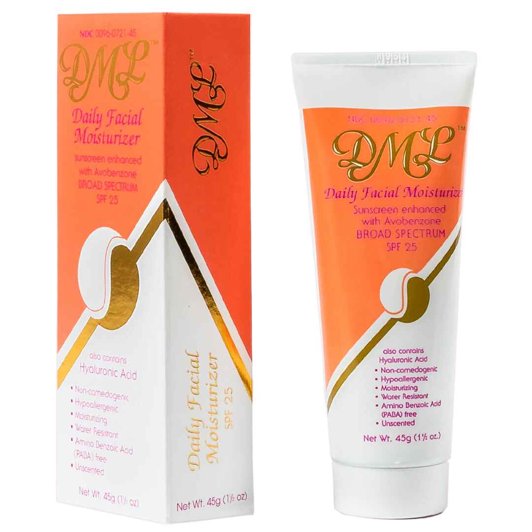 Person Covey Inc DML Daily Facial Moisturizer SPF 25.