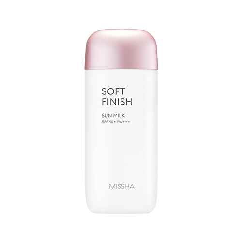 Missha ALL AROUND SAFE BLOCK SOFT FINISH SUN MILK.
