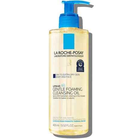 La Roche Posay LIPIKAR AP GENTLE FOAMING CLEANSING OIL.