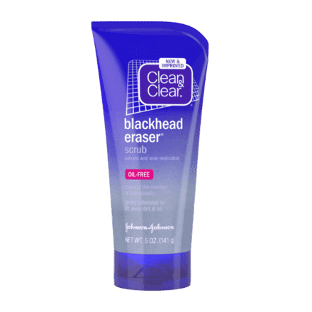 Clean and Clear Blackhead Eraser Scrub.