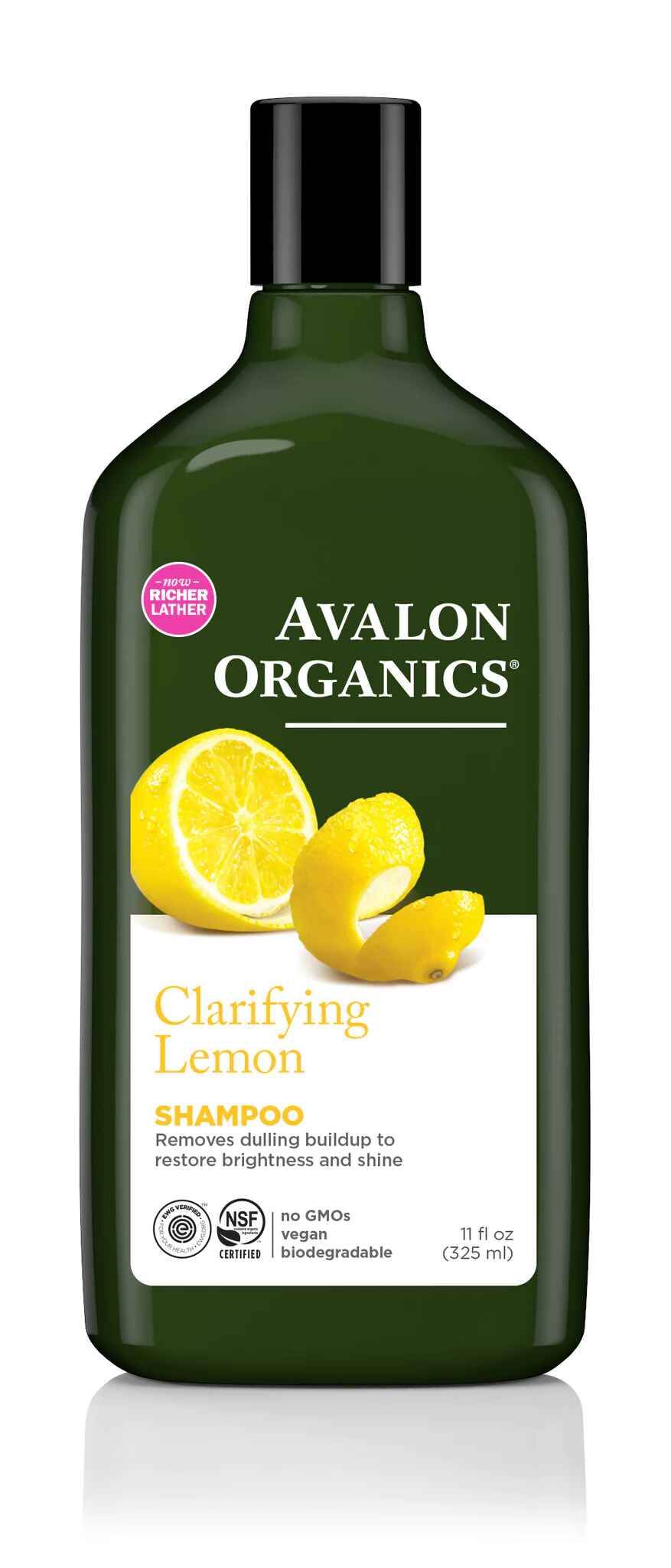 Avalon Organics Clarifying Lemon shampoo.