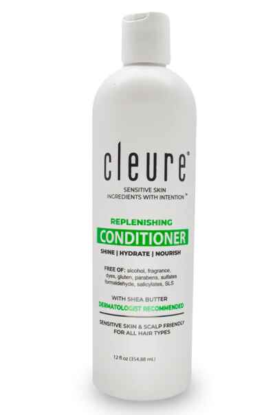 Cleure Conditioner with Shea Butter.