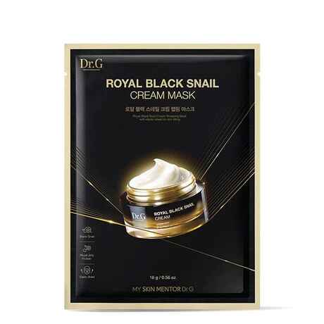 Dr.G Royal Black Snail Cream Mask (1Box-10P).