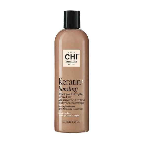 Avon CHI® Essentials Revive Keratin + Bonding Restoring Conditioner.