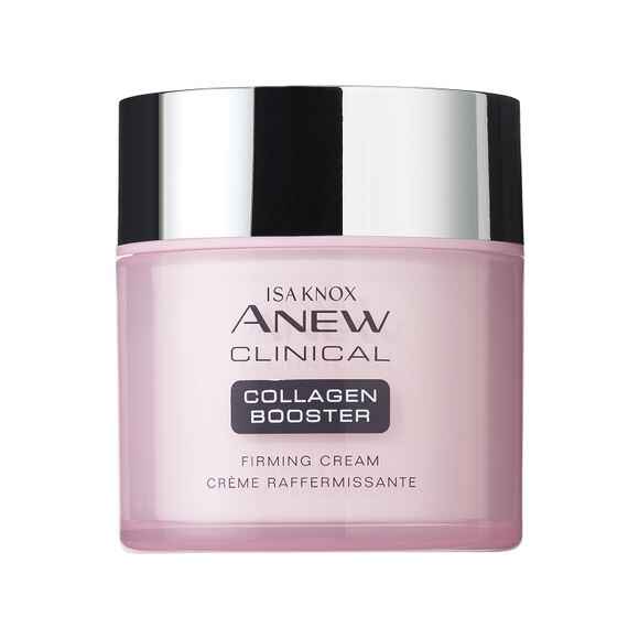 Avon Isa Knox Anew Clinical Collagen Booster Firming Cream.