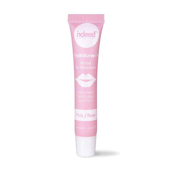 Indeed Labs hydraluron tinted lip treatment pink.