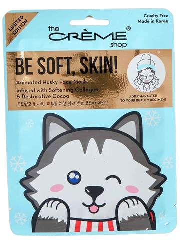 the-creme-shop-be-soft-skin-animated-husky-sheet-mask-softening-restoring.