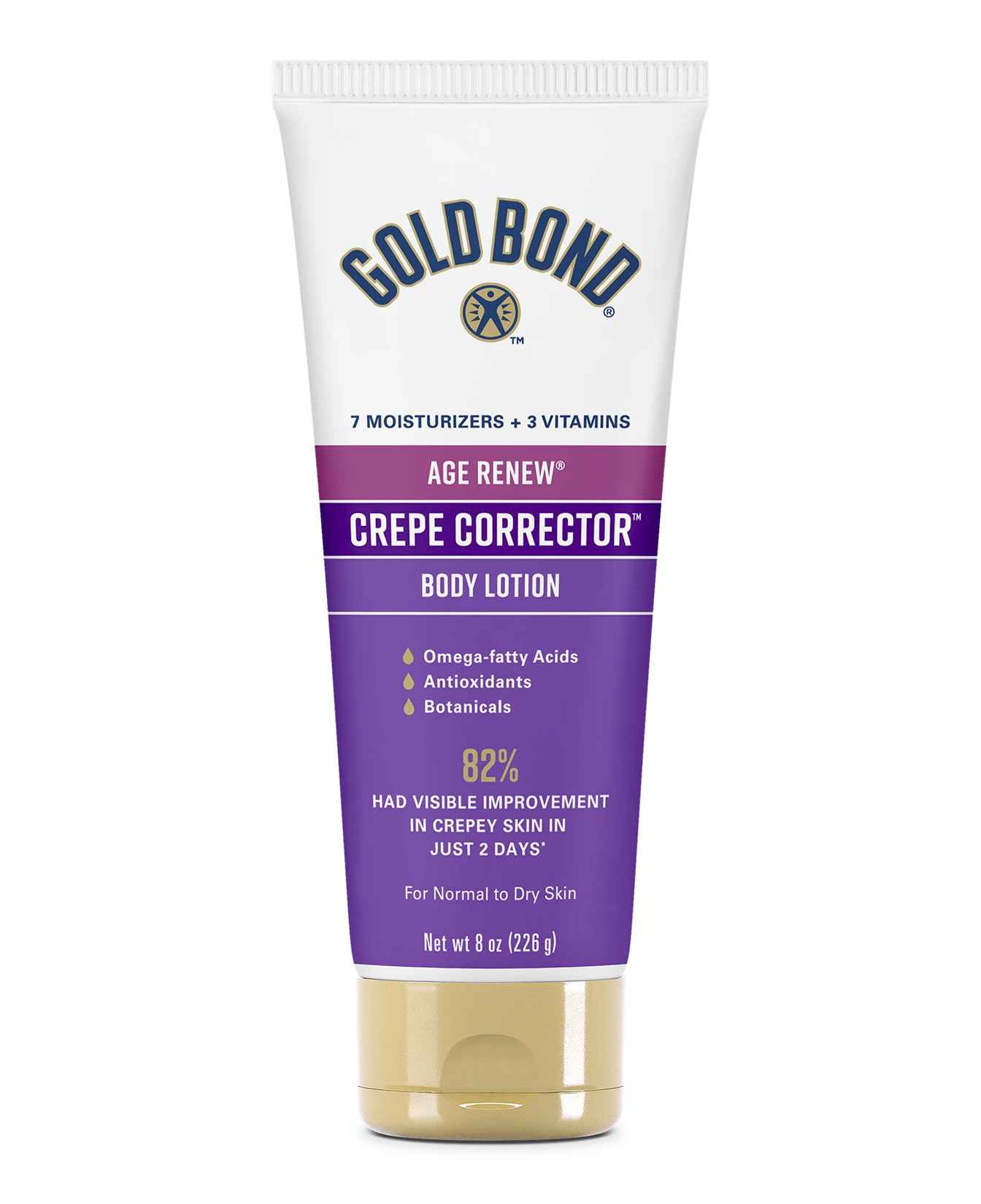 Gold Bond Age Renew Crepe Corrector Body Lotion.