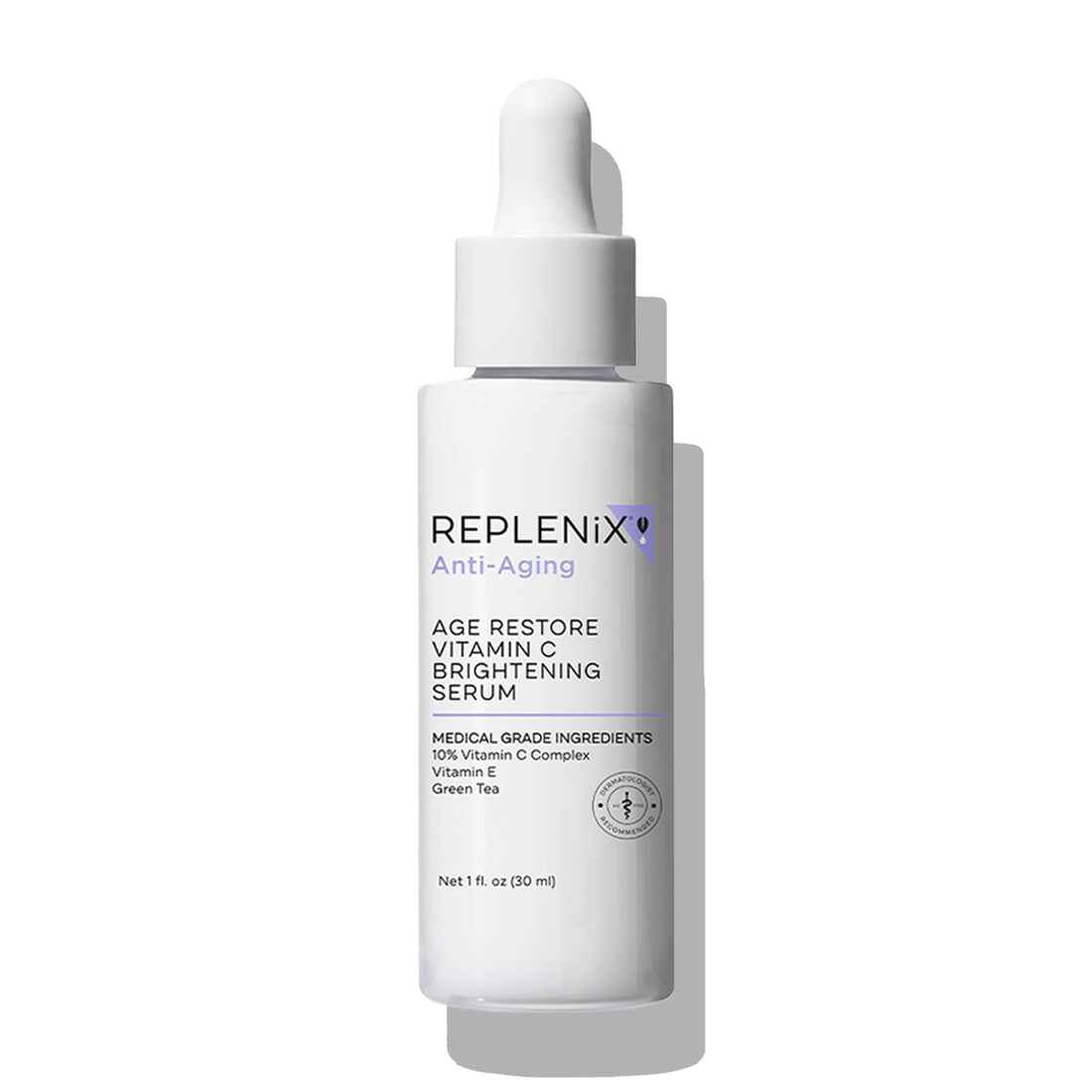 Replenix Age Restore Vitamin C Brightening Serum.