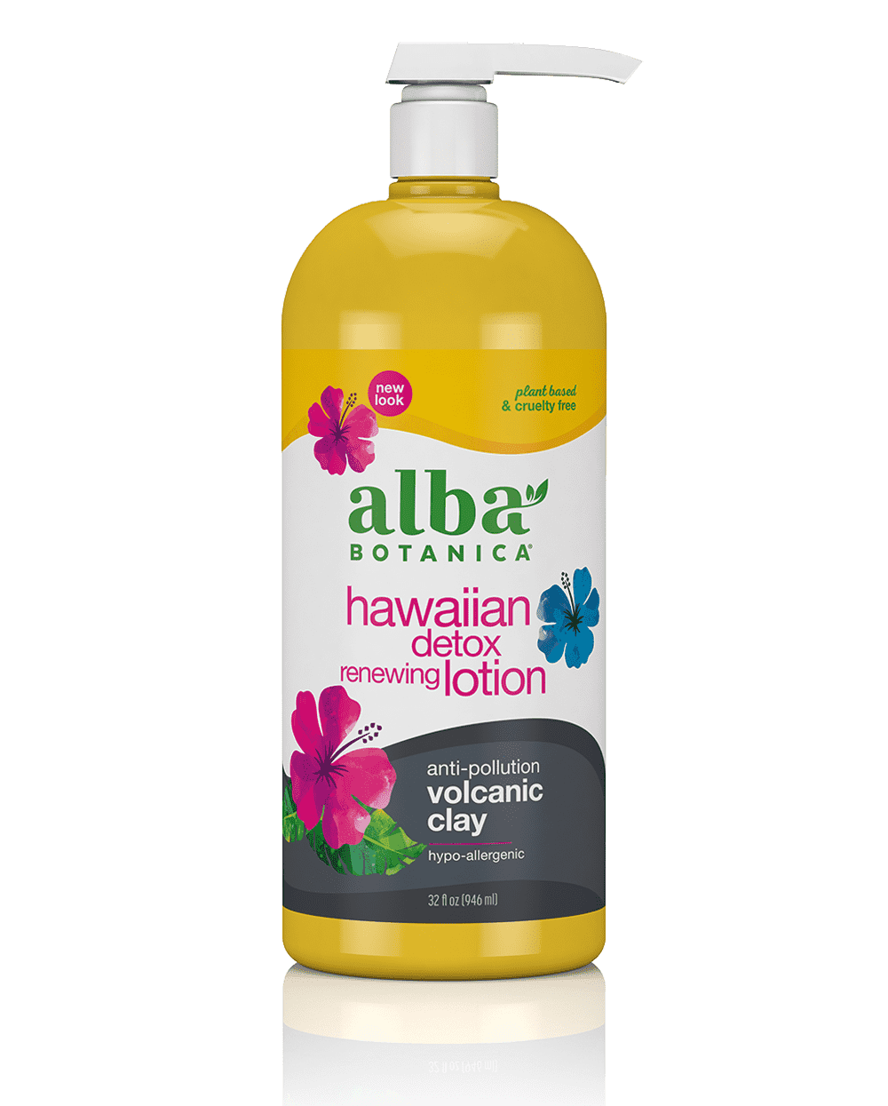 Alba Botanical hawaiian detox renewing lotion anti pollution volcanic clay.