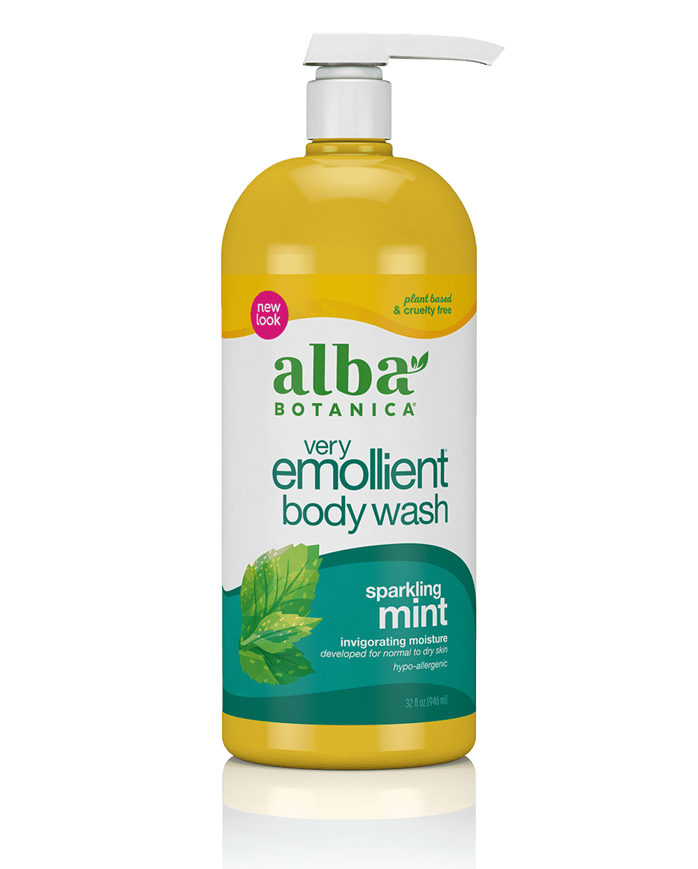 Alba Botanical very emollient body wash sparkling mint.