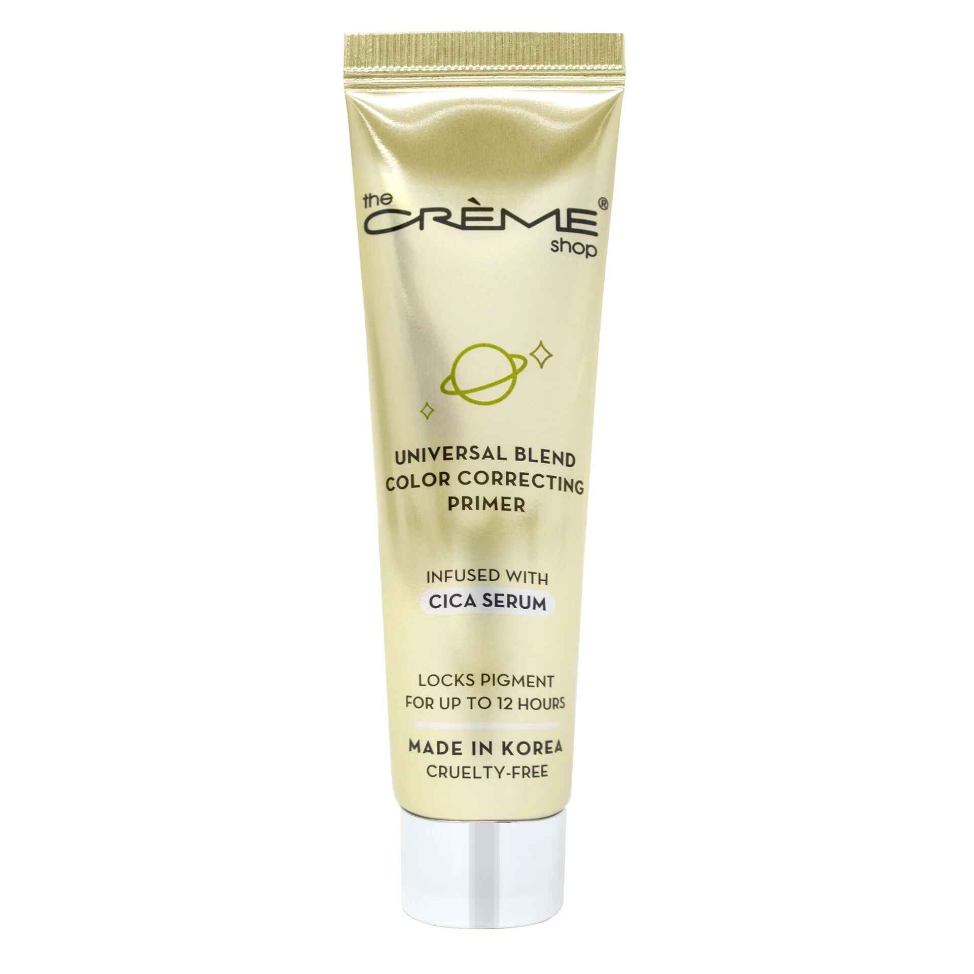 The Creme Shop UNIVERSAL BLEND COLOR CORRECTING PRIMER INFUSED WITH CICA SERUM.